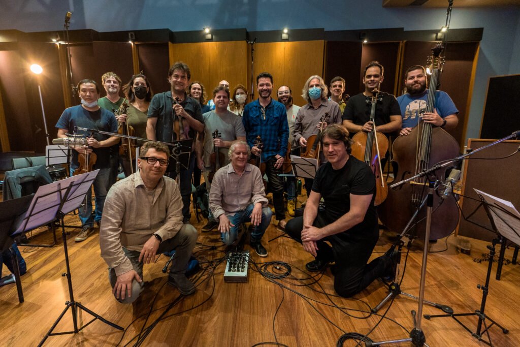 Equipe completa da gravaçao do EP Concerto Bandolim.